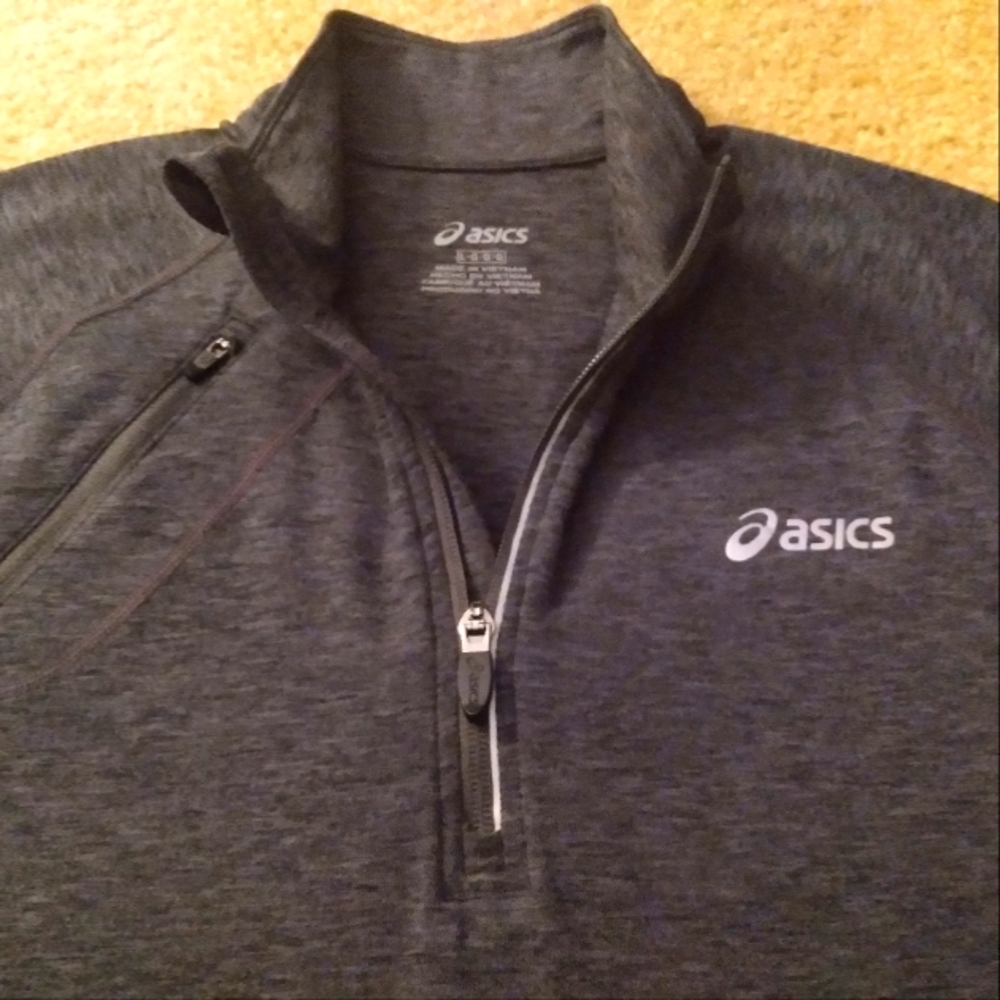 ASICS Gray Full Zip-Up Jacket - Picture 2 of 9